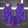 New American basketball jersey set Summer camp adult children's quick-drying jersey Game training basketball jersey