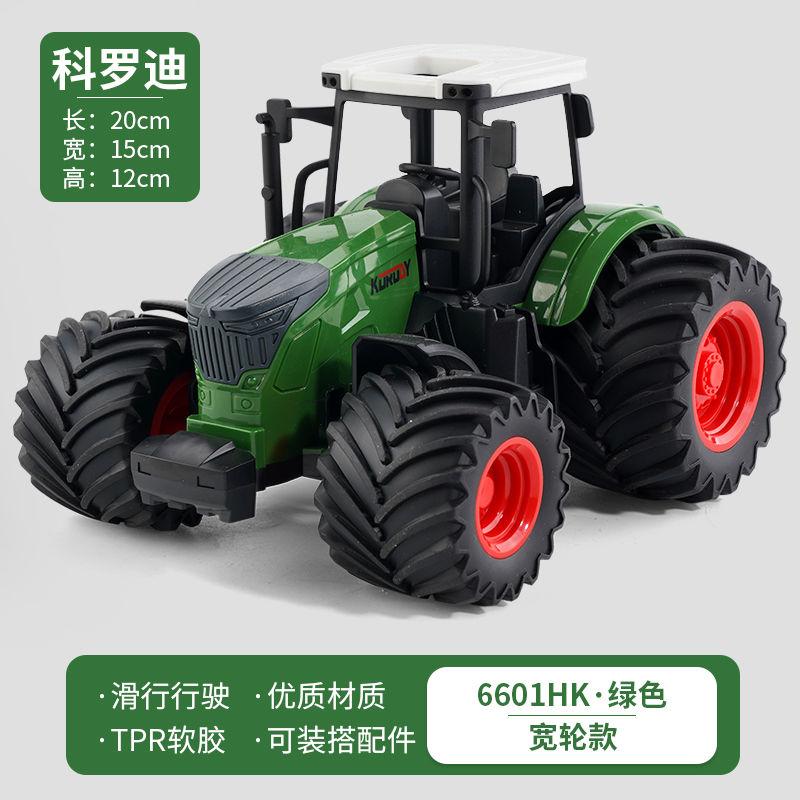 Farm Tractor Inertia Toy Car Model Transport Trailer Engineering Vehicle