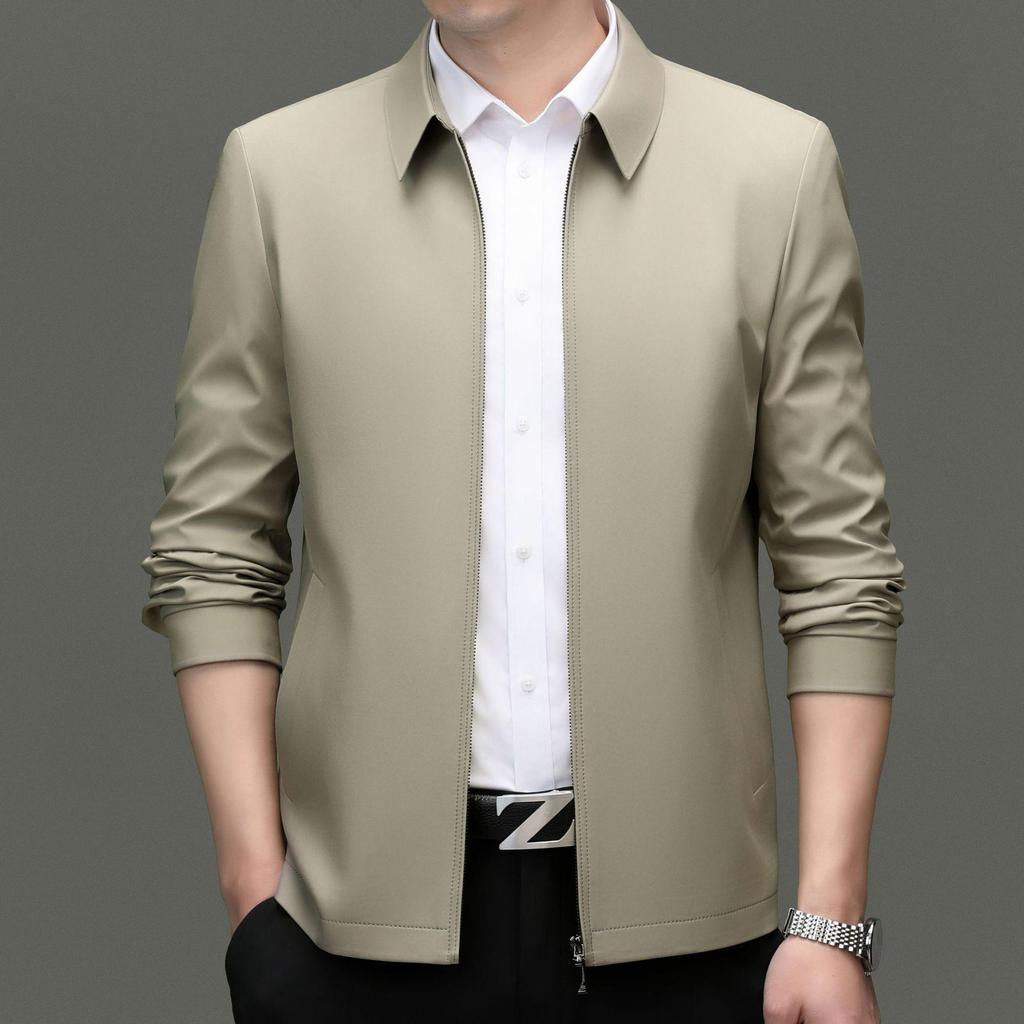 Men's 2025 Autumn/Winter Executive Jacket: Non-Iron, Wrinkle-Resistant Business Casual Outerwear