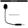 Stereo Boom Microphone With 160mm Adjustable Metal Rod Microphone Small Desktop Microphone