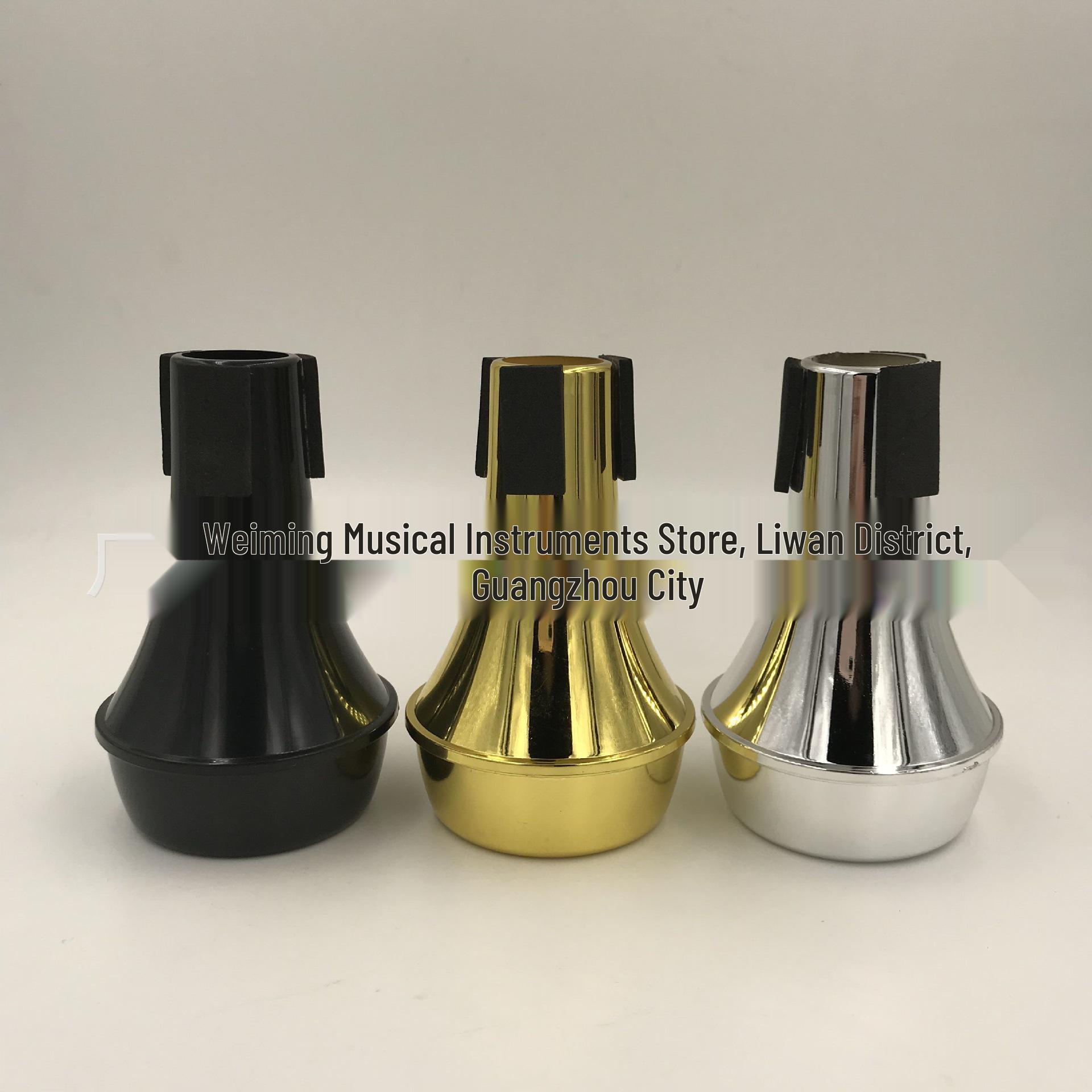 ABS Material Mini Silencer for Woodwind Instruments - Mute Tone Reducer Accessory чёрный