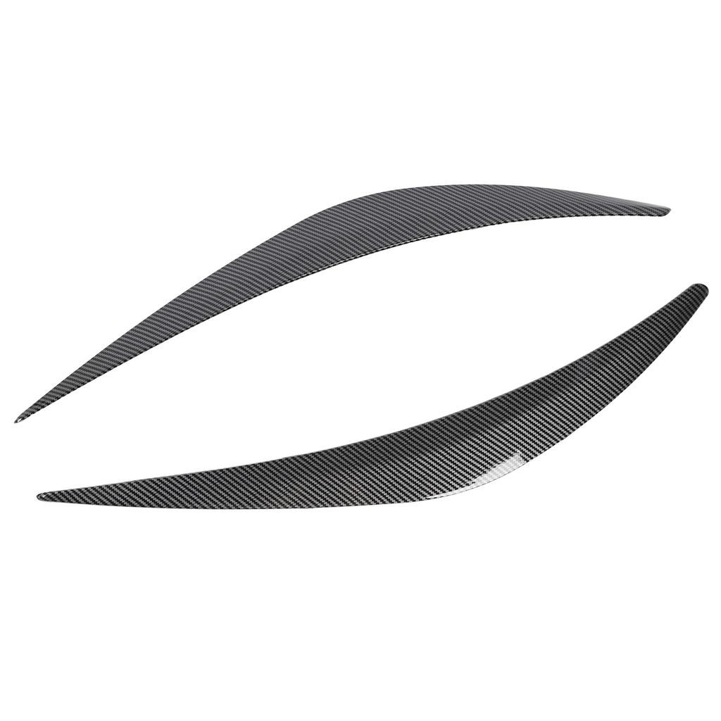 2Pcs Headlight Eyebrow Left Right Fade Proof Front Headlight Eyelid Trim Replacement for INFINITI