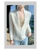 Women's 100% Wool Stand Collar Cardigan - Autumn/Winter Fashion Versatile Outerwear