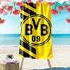 Vibrant BVB Fan Art beach towel Beach towel for vacation photos Outdoor camping Outdoor pool towel Absorbent bath towel swim