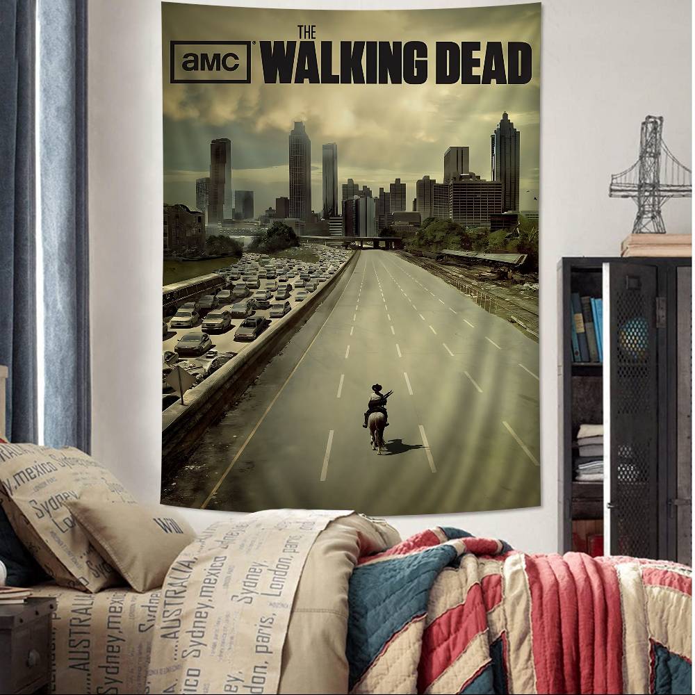 The WalkingS DeadS TV Chart Tapestry Home Decoration Hippie Bohemian Decoration Divination Wall Hanging Home Decor