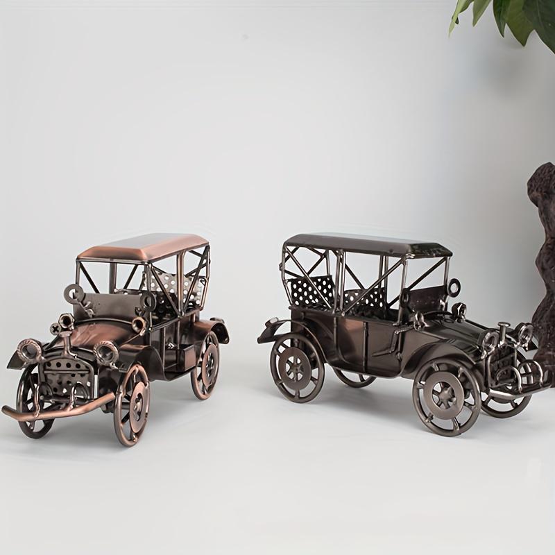 Vintage Car Model Decor Creative Home Accent, No Power Needed