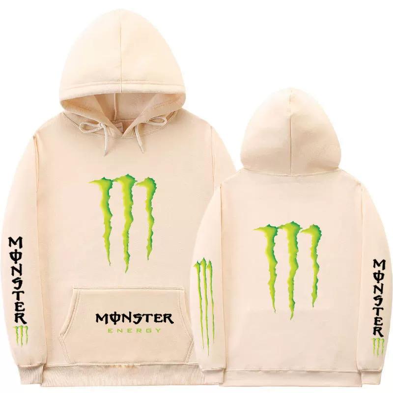 Premium "Monster Claw" Y2K Grafik Unisex Hoodie – Locker geschnittener Langarm-Hip-Hop Pullover für Outdoor-Freizeitkleidung
