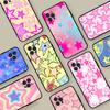 Cartoon Star Phone Case For Iphone 16 15 17 13 14 12 11 Pro Max Plus Black Shell Cover Case