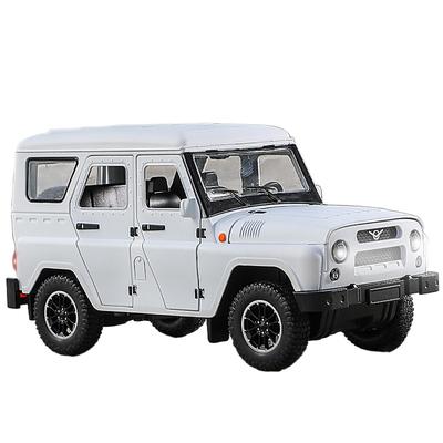 1/18 Russland UAZ Hunter Automodell Metall Die Cast Geländewagen Spielzeug Simulation Ton Licht Jungen Geschenk