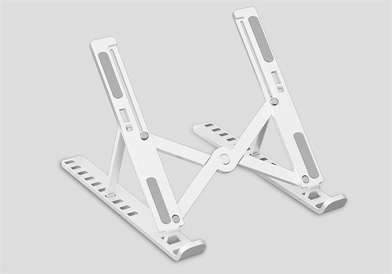 Computer Laptop Stand Portable Multi Purpose Flexible Adjustment Tablet Computer Stand Desktop Elevated Rack Heat Dissipation белый