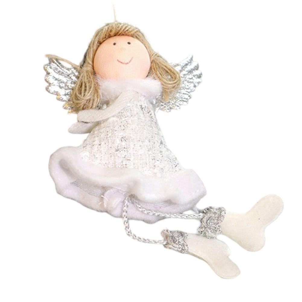 

Easy To Hang Christmas Angel Doll Plush Doll Pendant C