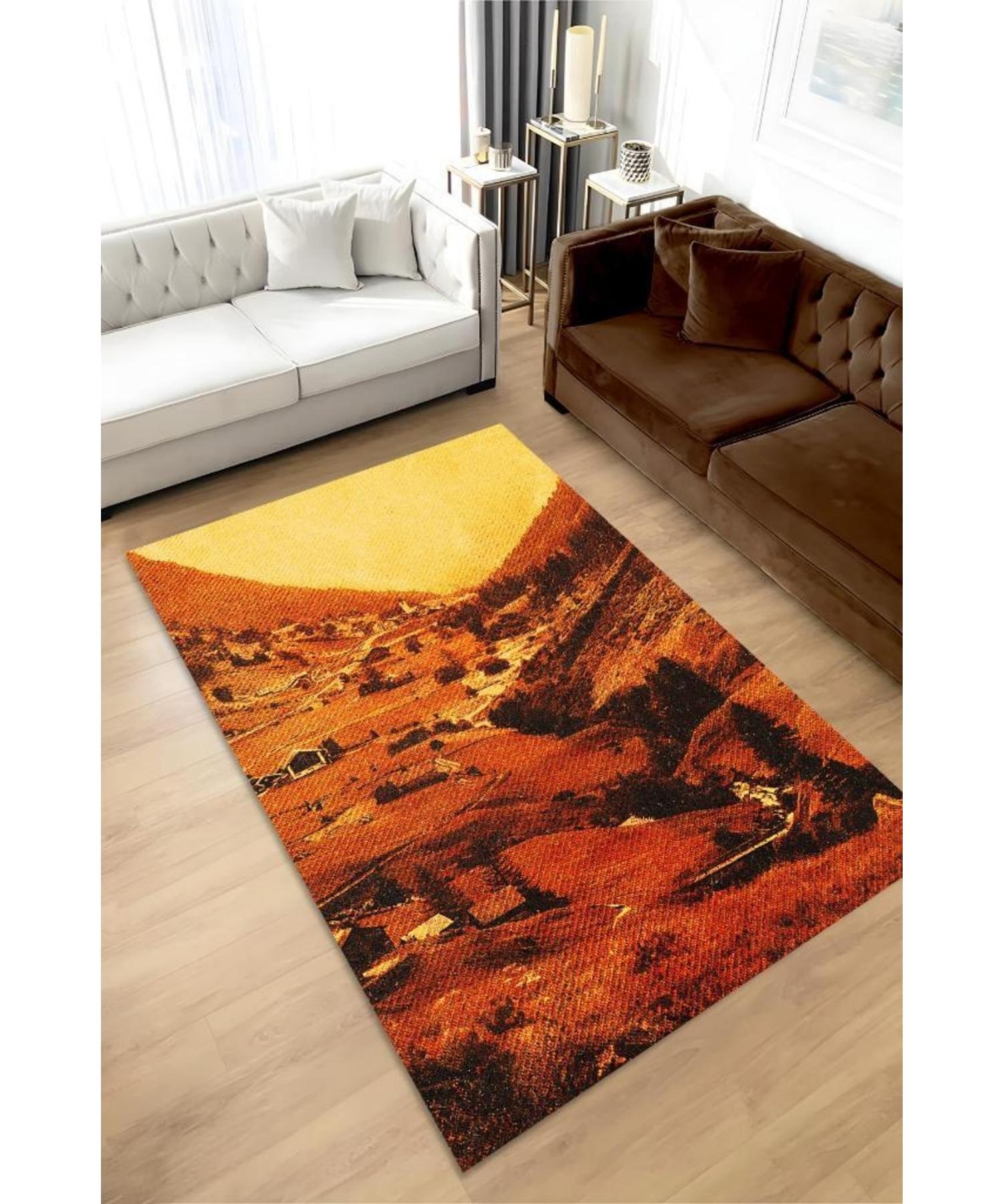 

Valley Woven Based Washable Non-Slip Landscape Carpet
