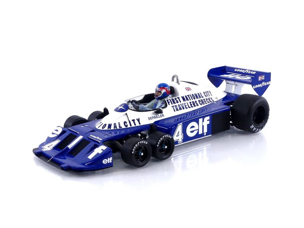 

Spark Tyrrell P34 1977 F1 Canadian Grand Prix 2nd place Depailler 1/18 #4 P.