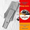 Plus Size Fleece-Lined Leggings for Women - Thick, Warm, Slimming Tapered Pants for Spring and Autumn