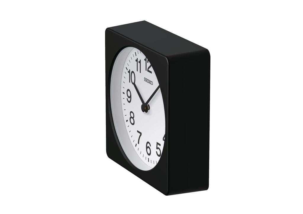 Seiko Clock KX624K Wall Clock, Wall or Table Clock, Quartz Analog, 195x195x61mm