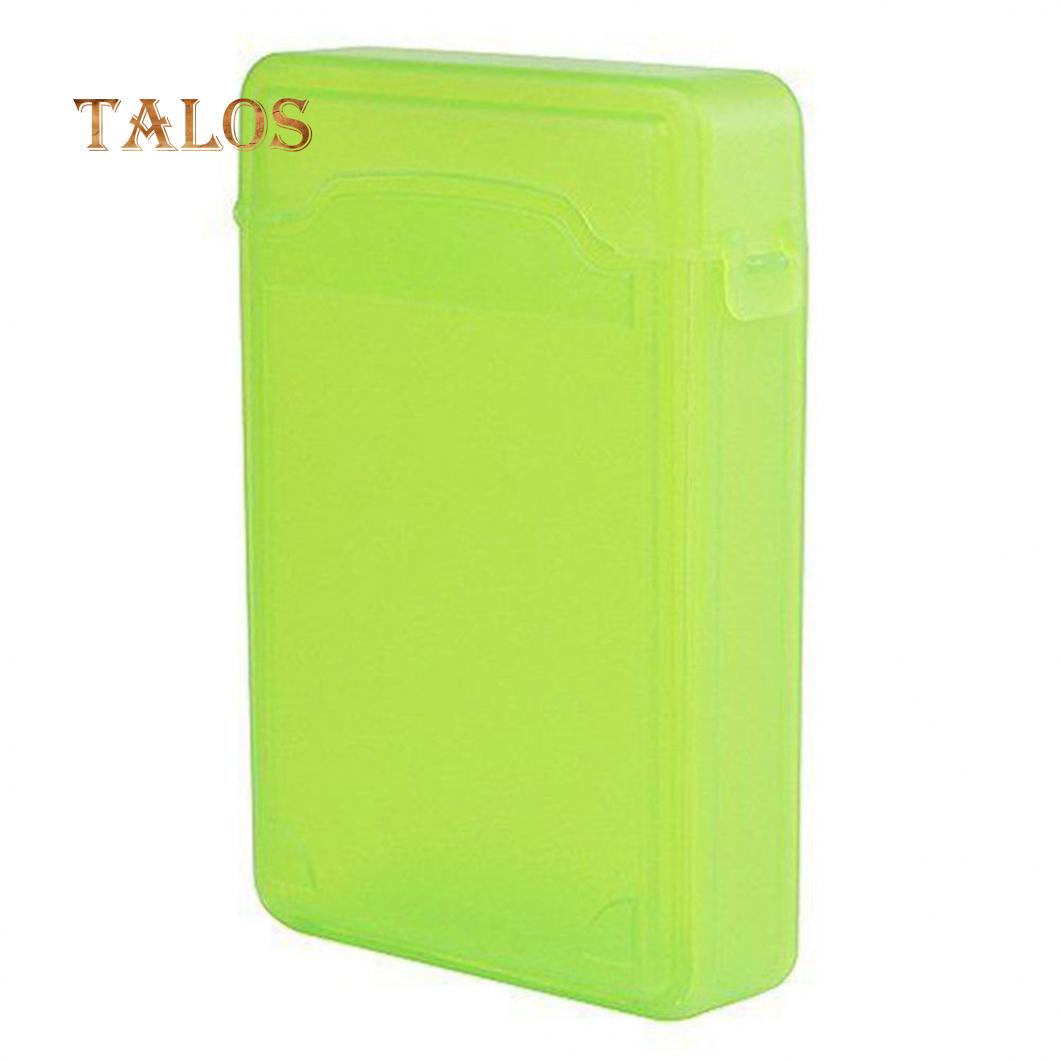 

3,5-дюймовый пылезащитный защитный короб для жесткого диска SATA IDE HDD, чехол для хранения компьютерных гаджетов зелёный