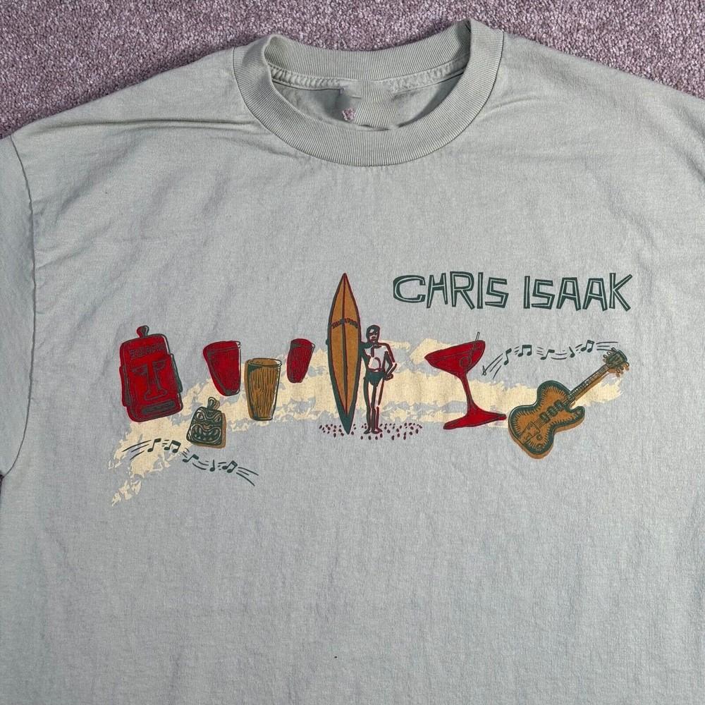 VINTAGE Chris Isaak T-shirt For men Women All Size S-4XL CO617 Unisex T-Shirt XL