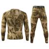 T-shirt de fitness imprimé camouflage pour hommes, hauts à séchage rapide, pantalons de sport, combinaison moulante de basket-ball
