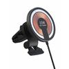 Cross-Border Magnetic Wireless Charger Magsafe Transparent Wireless Charging Stand Suitable for Apple 15W Car Mount
