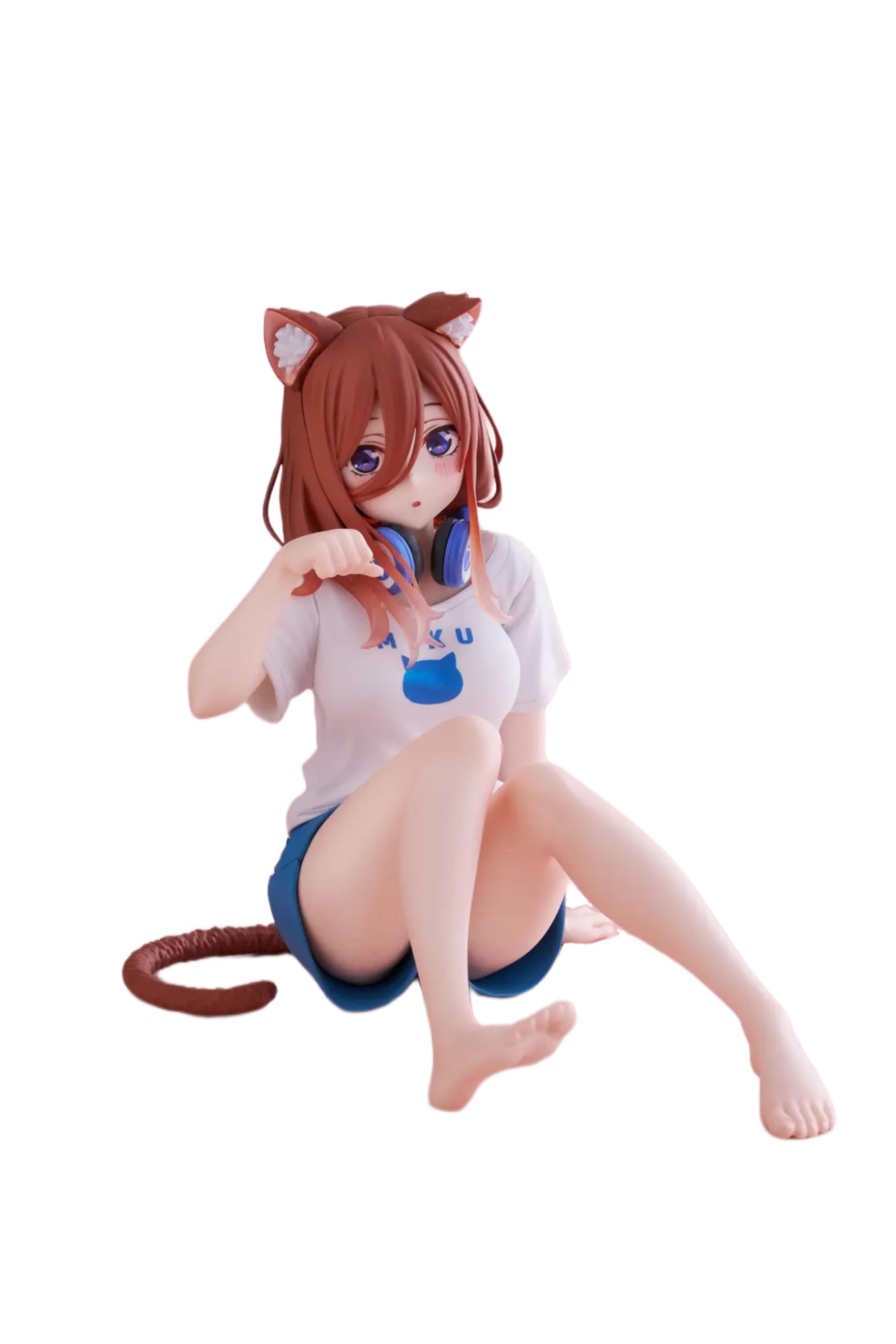 

The Quintessential Quintuplets Desktop Cute Figure Nakano Miku Cat Room Wear Season 2 -Original Ver.- белый