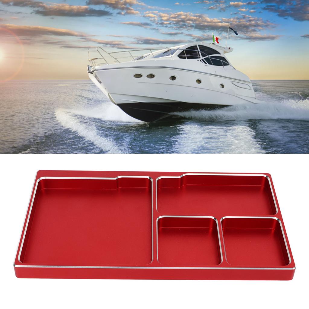 RC Screw Tray Aluminium Alloy with Magnetic Pad RC Repair Tool Screws Disk for Maintenance Outdoor