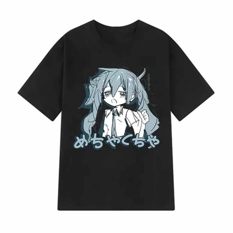 Anime Girl Melancholy Design T-Shirt