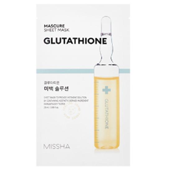 

MISSHA Mascure Whitening Solution Тканевая маска (Глутатион) (10EA) 0