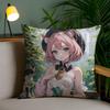 Hot Games Genshin Impact Pillow Case Custom Printed Brushed Fleece Pillow, Baby Skin-Touch, Eco-Friendly Dye-Sublimation Cushion
