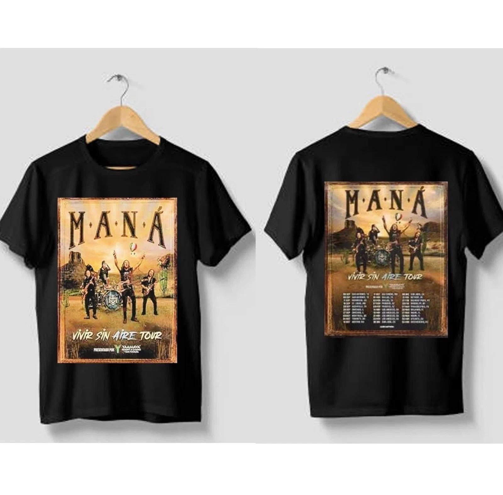 NEW NEW~ Mana Band Vivir Sin Aire Tour 2026 T-Shirt Cotton Full Size S to 5XL XXXL