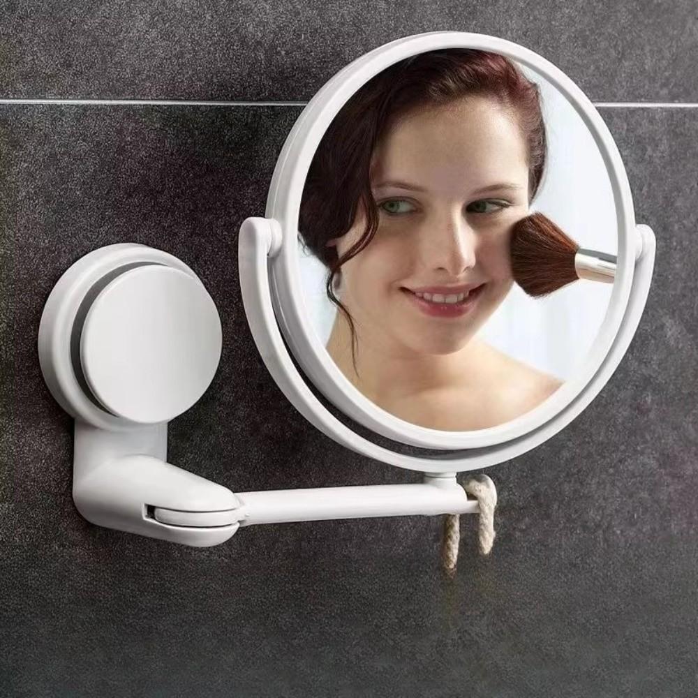 Double Side Extend Bathroom Mirror Without Drill Cosmetic Makeup New Wall Mirror  Bathroom