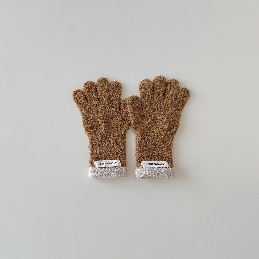 Kinderhandschuhe Fünffingerhandschuhe für Jungen und Mädchen im Herbst und Winter Warme und kältefeste Handschuhe für Babys mit getrennten Fingern