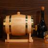 3L Engraved Whiskey Barrel with Stand and Spigot Wooden Whiskey Barrel Whiskey Barrel Dispenser for Cocktails Rum Tequila