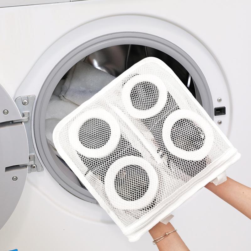 Washing Machine Shoe Bag Household Lazy Anti-deformation Shoe Cover Net Bag Care Bag Can Be Hung Drying Shoe Bag Shoe Care Bag