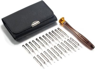 Precision Screwdriver Kit - Repair Tools - 25 Pieces - Torx - Portable - Black