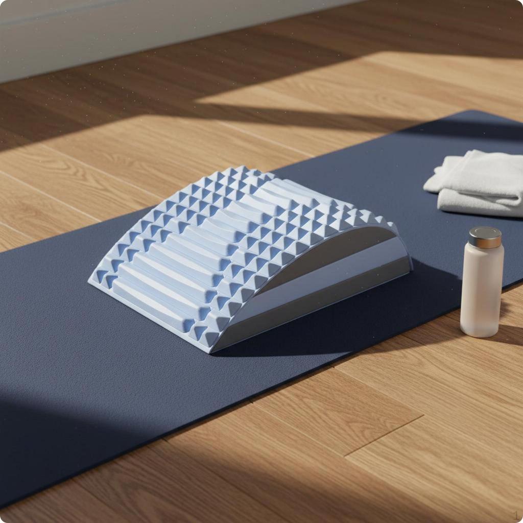 Stretching Support Pad Stretcher Relief Ergonomic Curved Spine Design for