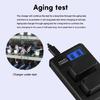 LP E17 LCD Screen Battery Charger, Dual Channel for  EOS Rebel T6i 750D