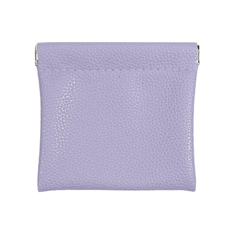 

Модная автоматическая закрывающаяся сумка для хранения осколков из ПУ, сумка для хранения наушников, кабелей для передачи данных, помады, ювелирных изделий, портативная мини-водонепроницаемая сумка для хранения S фиолетовый