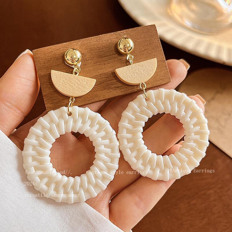 Bohemian Long Tassel Earrings for Women - 2025 High-End Ethnic Vacation Style Studs