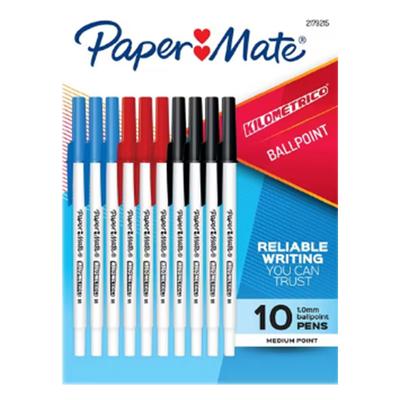 Długopisy kulkowe Papermate Kilometrico Medium (Paczka 10)