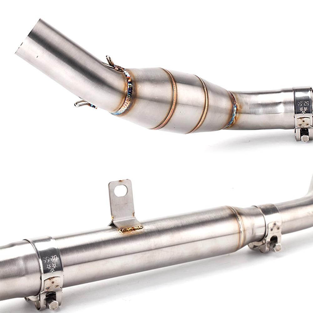 CFMOTO 250SR Complete Motorcycle Exhaust System: Front Pipe & Tail Muffler Set