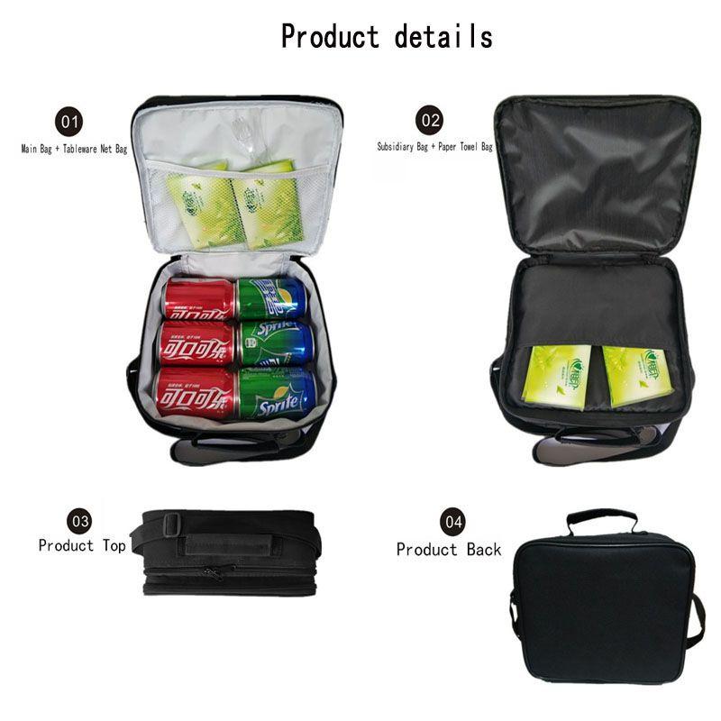 Mario Insulated Lunch Bag With Adjustable Shoulder Strap And Large Capacity Design