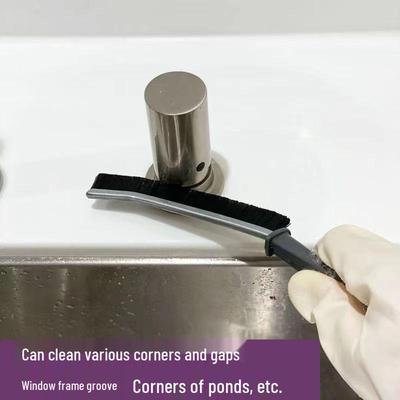 Multifunctional Hard Bristle Brush for Bathroom, Kitchen, Tile, and Window Cleaning