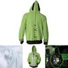 Invader Zim Costume Printed Men Zipper Hoodie Sweatshirt In Comfortable Soft Material