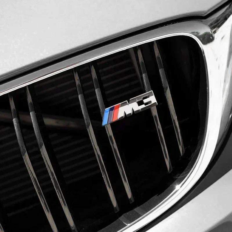 wzcr7 1pcs metal Front grille badge For BMW M E39 E70 F10 F11 E53 G05 X5 E89 E85 G29 Z4 E83 F25 G01 X3 Grille Sticker Accessories
