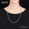 European Korean Style Bold Titanium Steel Street Hip Hop NK Chain Necklace