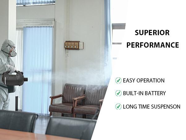 XPOWER Macchina Nebulizzatrice Disinfettante Commerciale F-8B ULV Efficienza Batteria