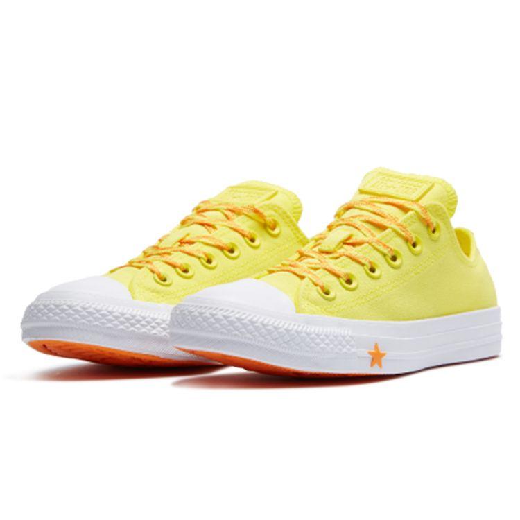 Converse Chuck Taylor All Star Classic Casual Low Top Canvas Shoes Women Sneaker Yellow 564116C
