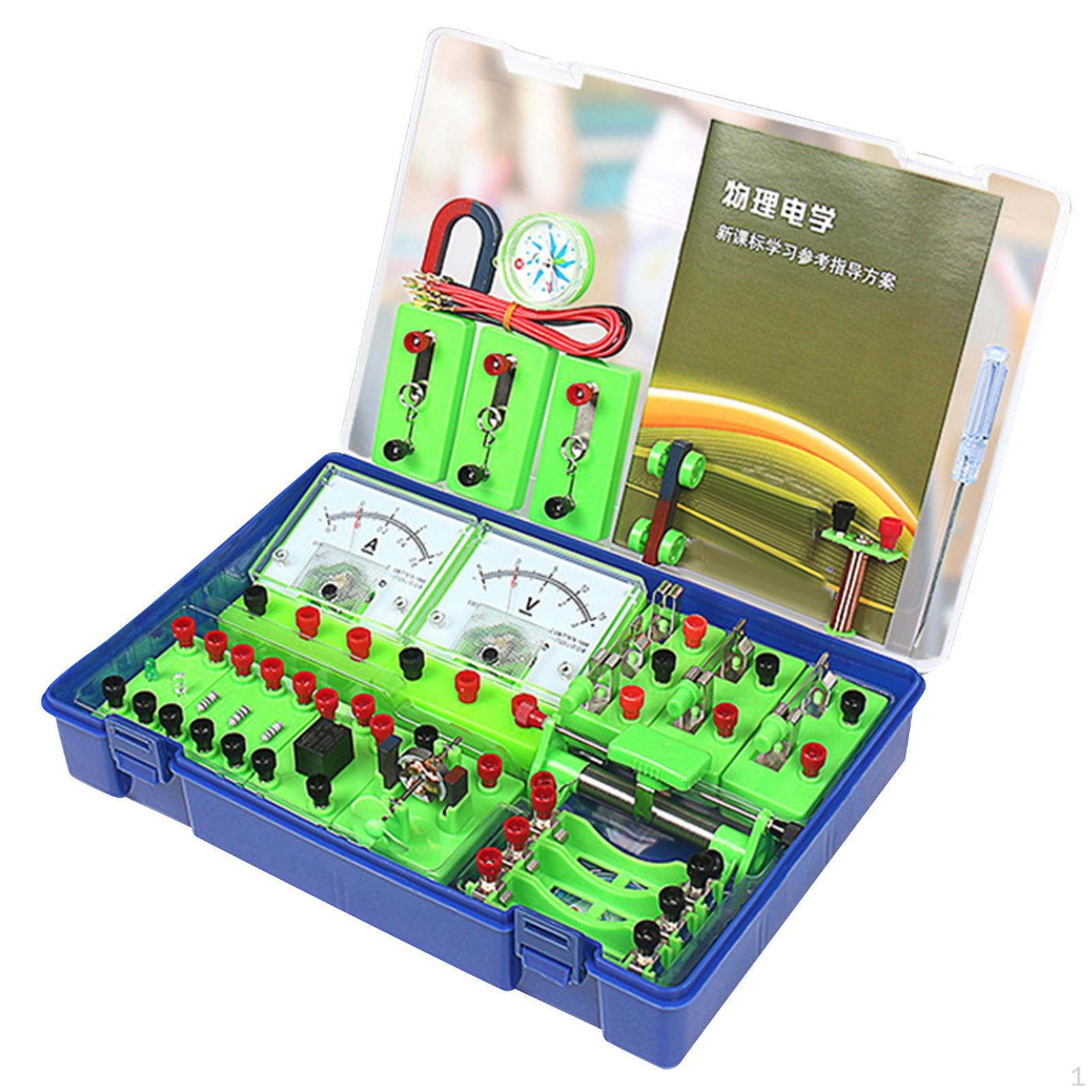 

Physics Science Learning Kits Basic Educational Toys Lab Electricity Experiment Set for