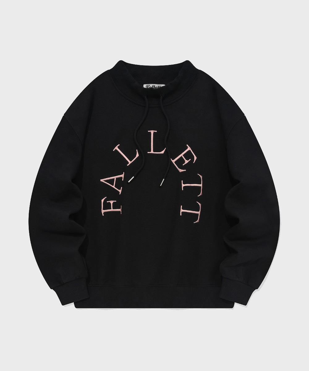 Свитшот с логотипом Pallet Half-Neck Arch Черный Black/S