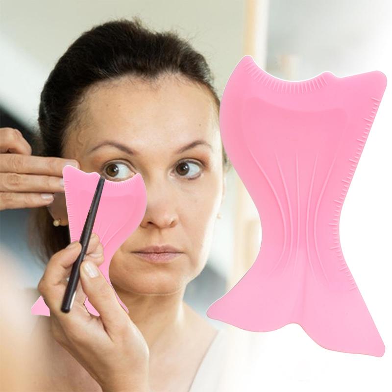 Eye Makeup Stencils Precision Makeup Tools Beauty Tools Makeup Stencils Beginner Makeup Auxiliary Tool, Silicone Multifunctional